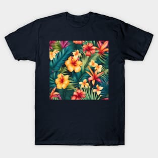 Petal Whispers: A Tapestry of Blooming Elegance T-Shirt